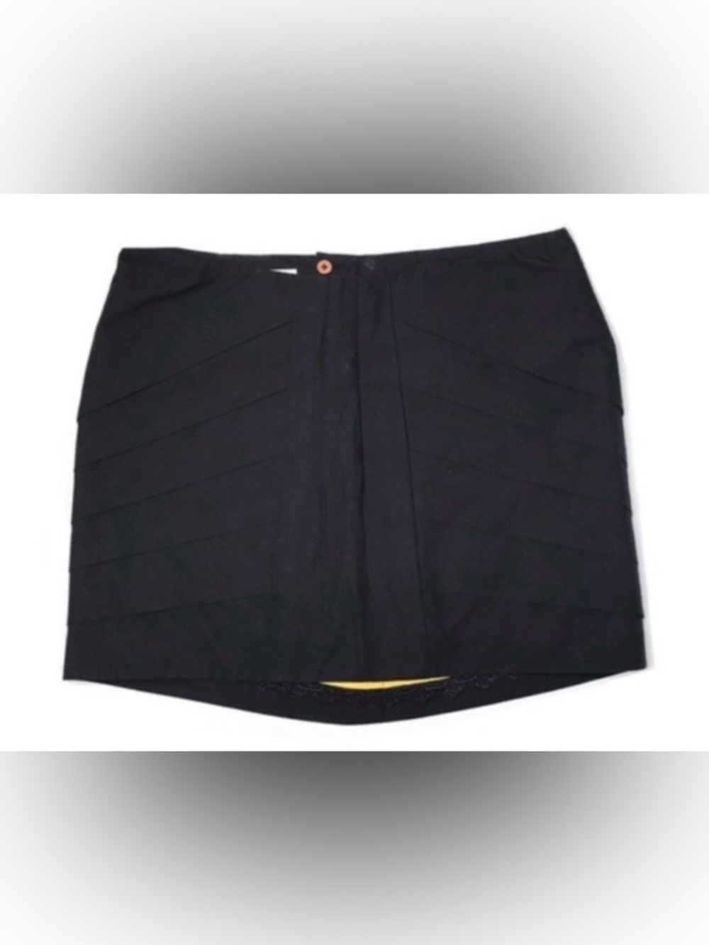 Leifsdottir Black Pleated Mini Skirt Anthropologie Black Size 0